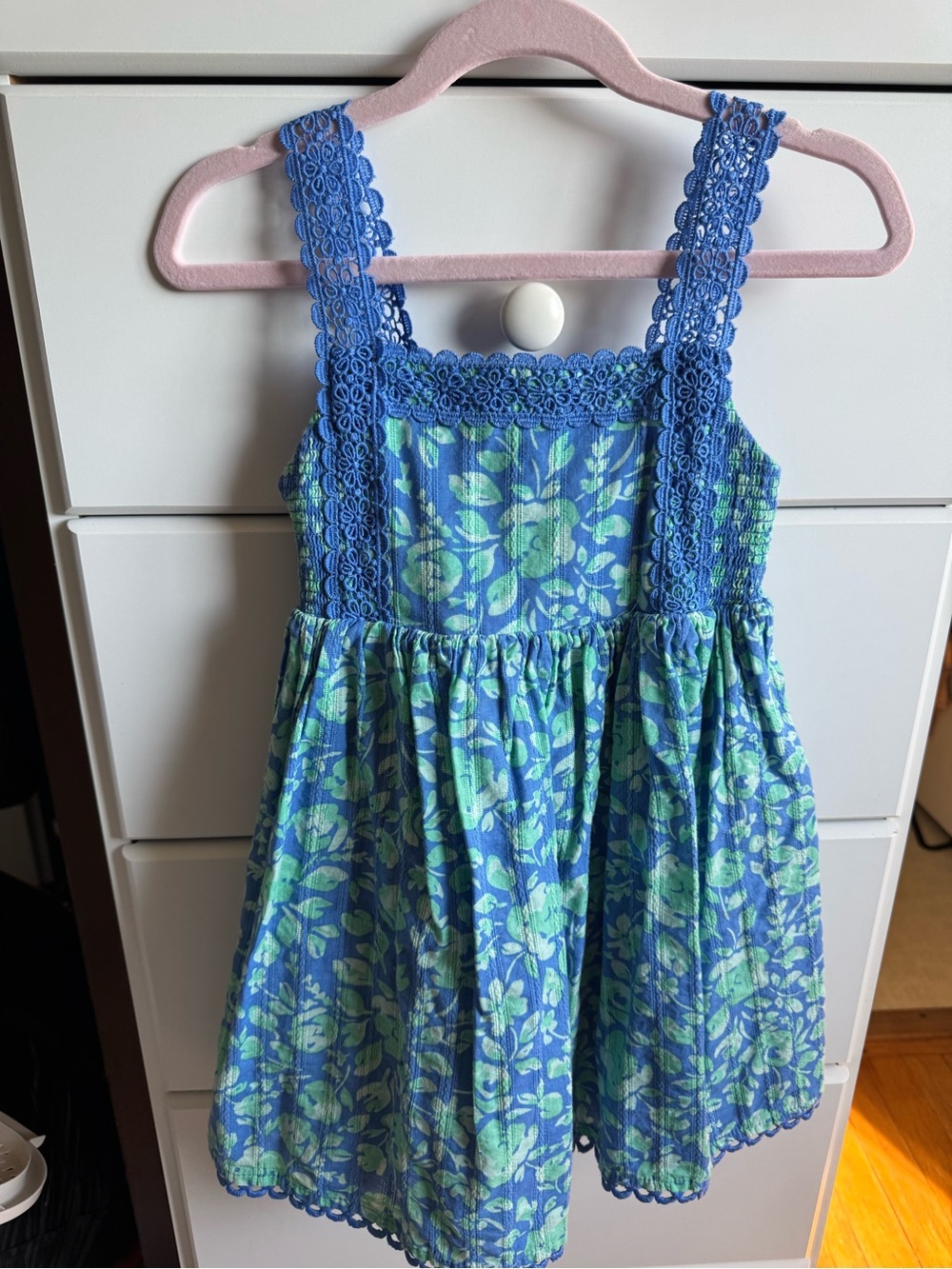 Joie Blue and Mint Floral Sundress